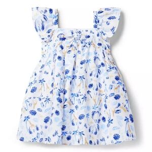 Janie and Jack Safari Flutter Sleeve Dress NWT